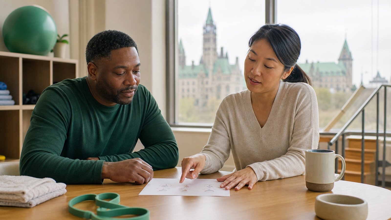 An Ottawa resident reviewing several insurance and compensation routes