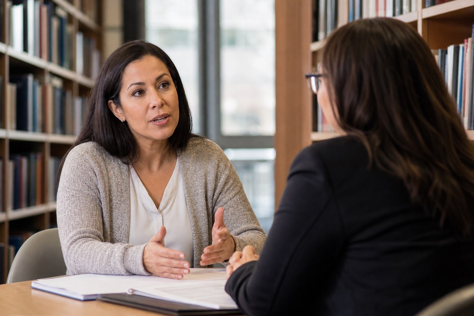 A bilingual conversation in an Ottawa public setting